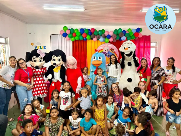 STDS realiza festa em comemoração ao Dia das Crianças nos CRAS Serragem e Sereno