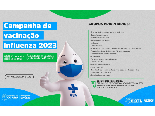 Campanha de vacinação contra Influenza é aberta no Pará