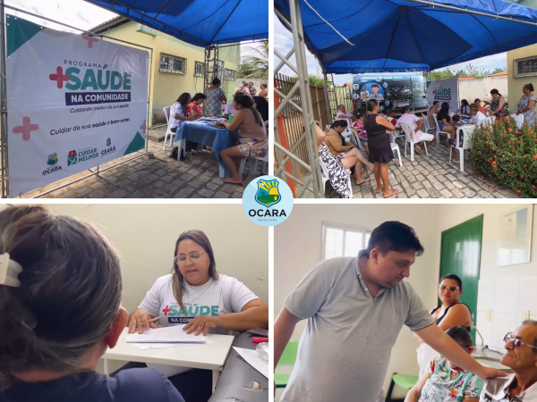 Moradores de Baixa Grande recebem atendimentos pelo Programa +Saúde nas Comunidades