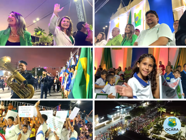 Desfile Cívico em comemoração à Independência do Brasil encanta população ocarense